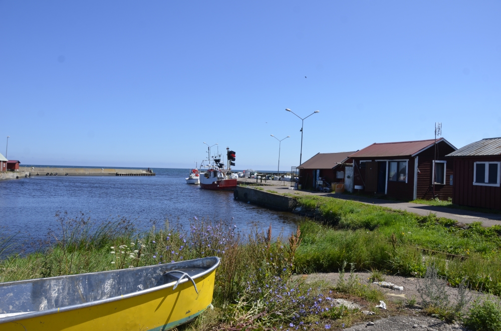 Gräsgårds hamn. Största fiskehamnen på Ölands O-Stsida